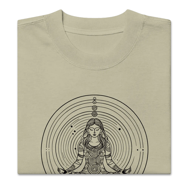 [Meditation 2 - Black] Oversized T-Shirt product image (16)