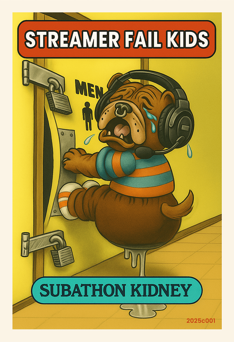 Streamer Fail Kids Posters – Funny Gamer Room Art – Matte or Glossy A4 Prints (1st Edition Designs 0-10) product image (2)