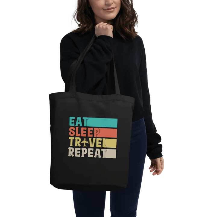Tote Bag: Eat, Sleep, Travel, Repeat product image (2)