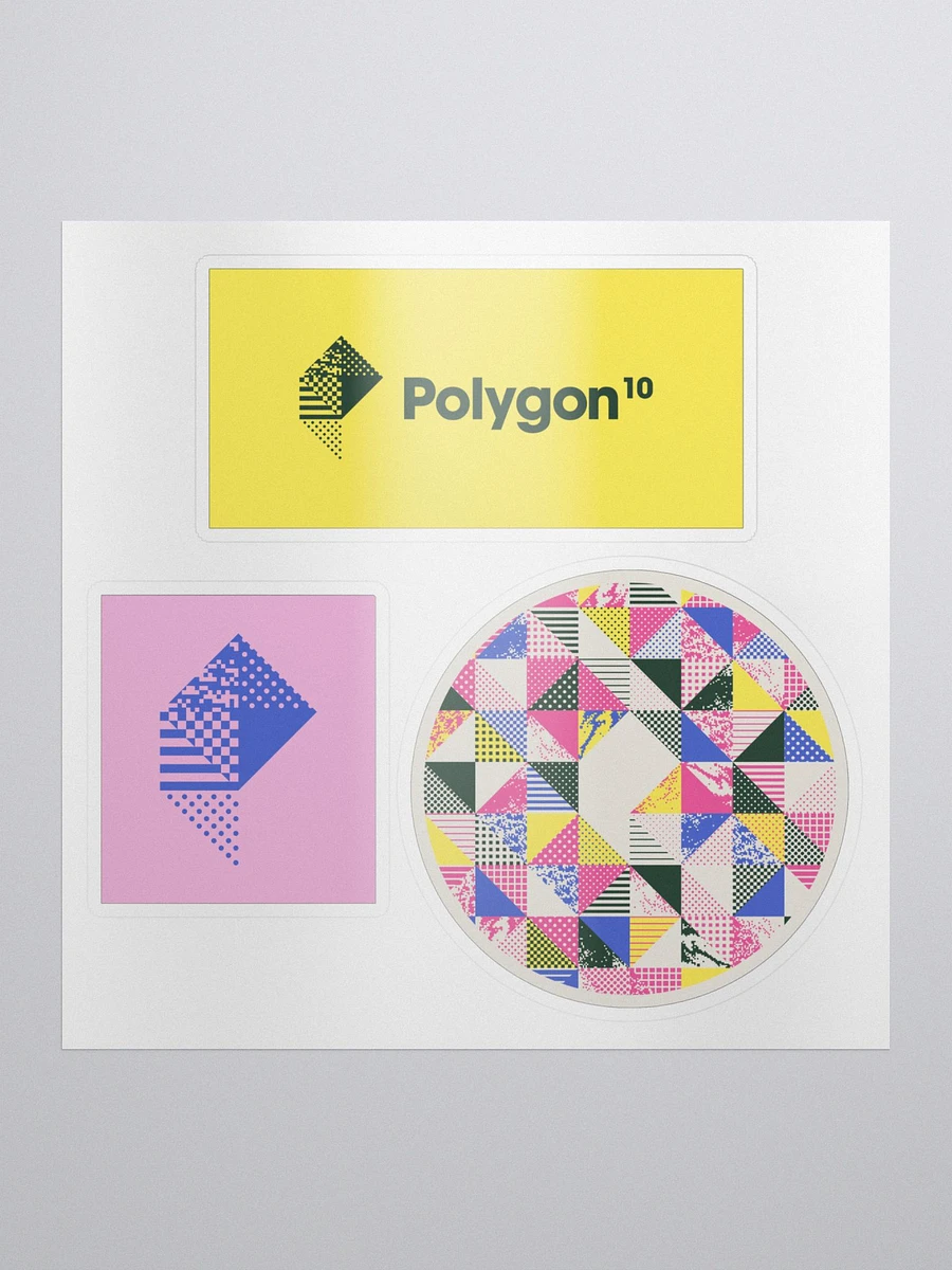 Polygon Fan Club Sticker Sheet product image (1)