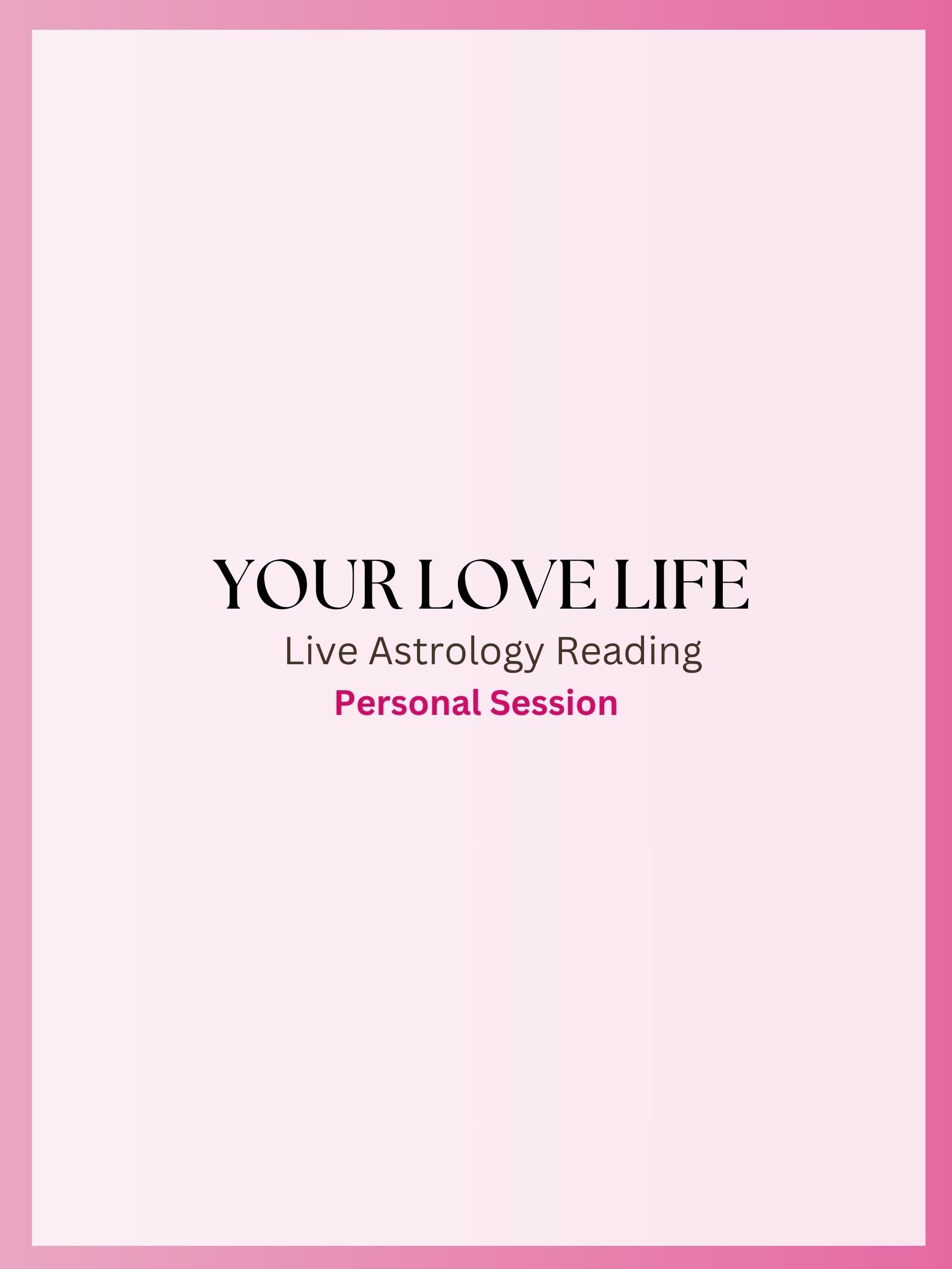 Your Love Life | 1-Hour Live Love Astrology Reading product image (1)