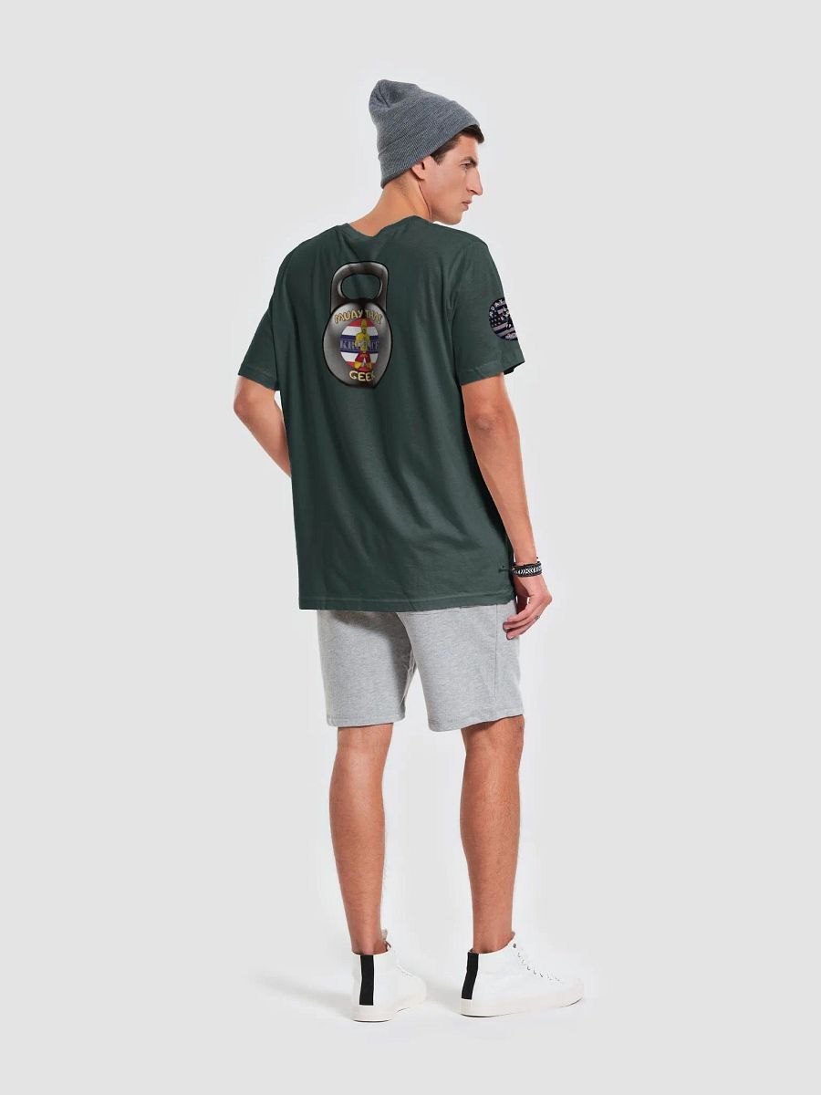Muay Thai Geek Kettlebell Dark Green, Soft Tee product image (7)