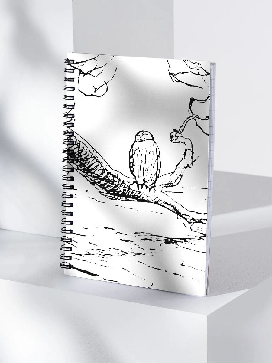 Owl Spiral Notebook product image (5)