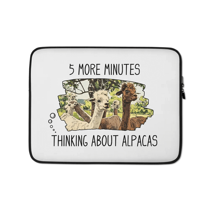 Funny Alpacas Laptop Sleeve product image (1)
