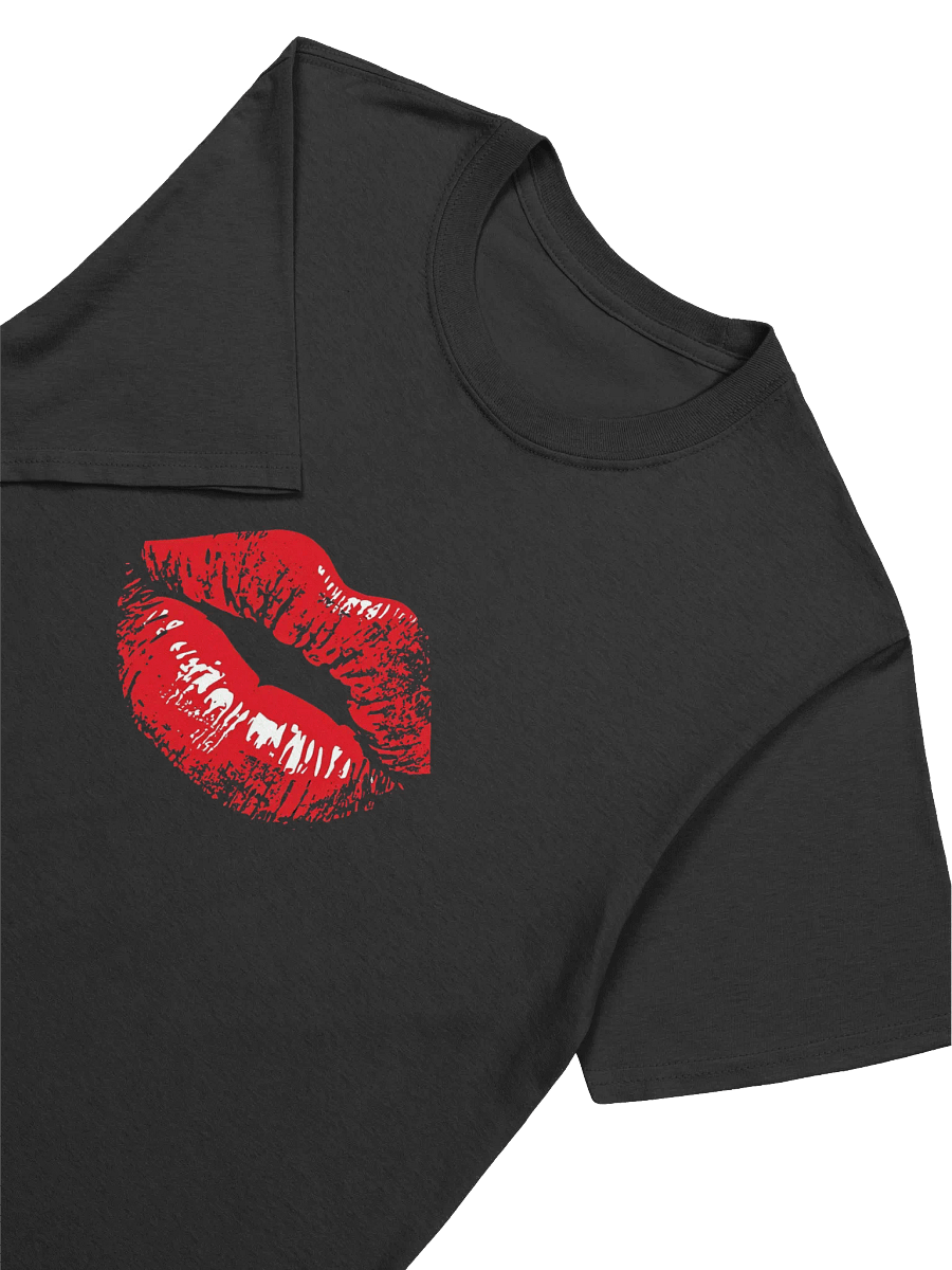 Red Lipstick Kiss Lips For Valentine’s Day Unisex T-Shirt product image (3)