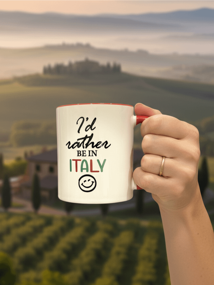 I'd Rather Be in Italy Mug (100% Ceramic) product image (2)