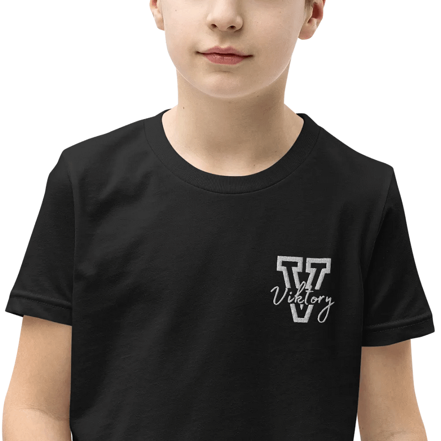 Kids Shirt Black (white logo) product image (1)