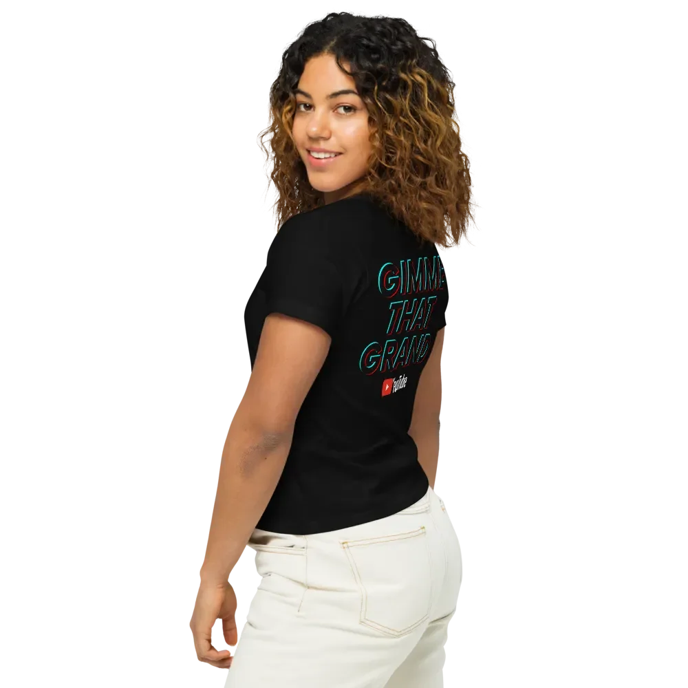 Happy Healthy Wealthy Women's High Waisted Tee product image (2)