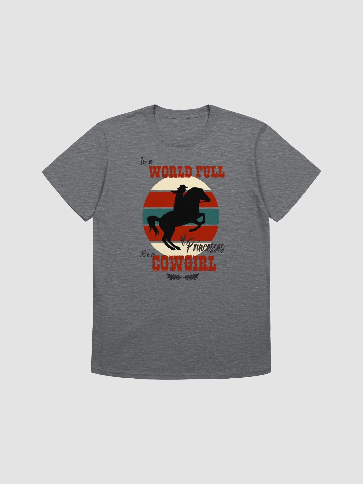 Wild West Cowgirl Silhouette T-Shirt product image (4)