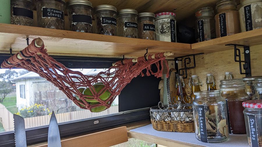 Hanging Macrame Fruit Basket product image (3)