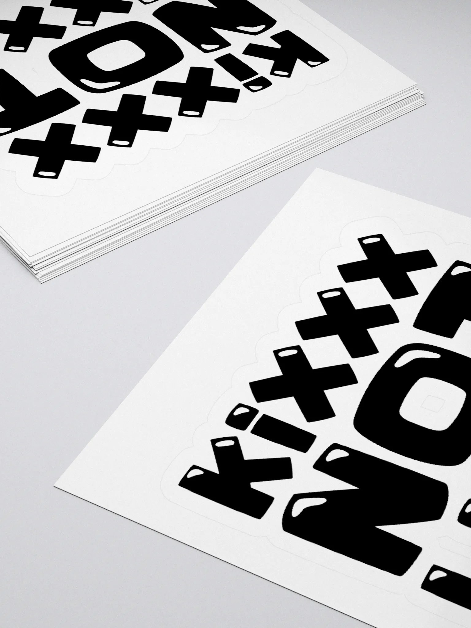 Kixxx Not Lixxx Kiss Cut Stickers product image (4)