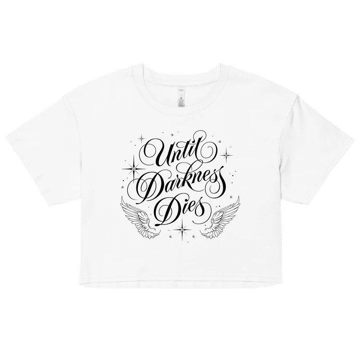 Until Darkness Dies (wings design) Women's Premium Crop Top product image (110)