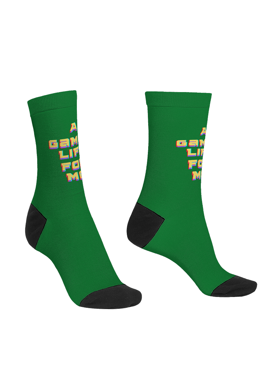 Gamer Life Eco-Friendly Crew Socks product image (3)