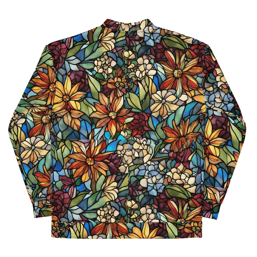 Phantasmagorical Floral Fiesta Bomber Jacket product image (10)