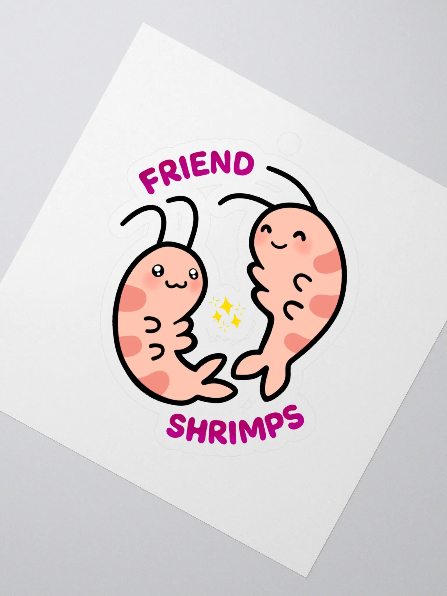 Friend Shrimps Sticker product image (2)