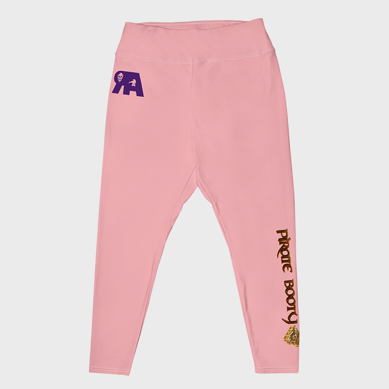 Pink All-Over Print Plus Size Leggings product image (1)