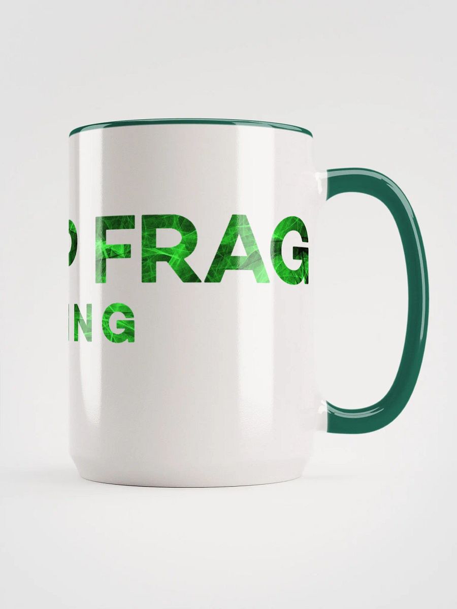 TopFrag™ Green Spiral Ceramic Mug with Color Inside product image (3)
