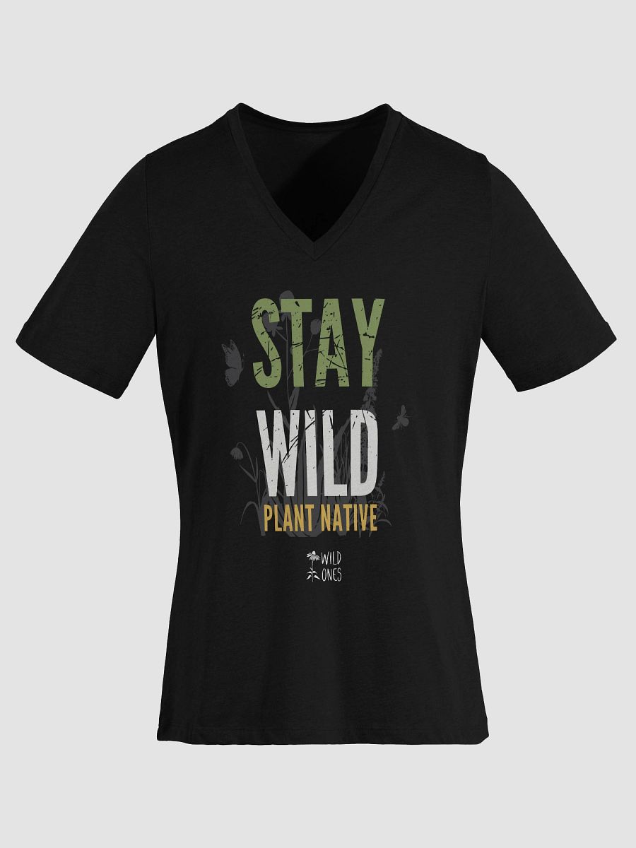Stay Wild, Plant Native (Women's Relaxed V-Neck T-Shirt) product image (8)