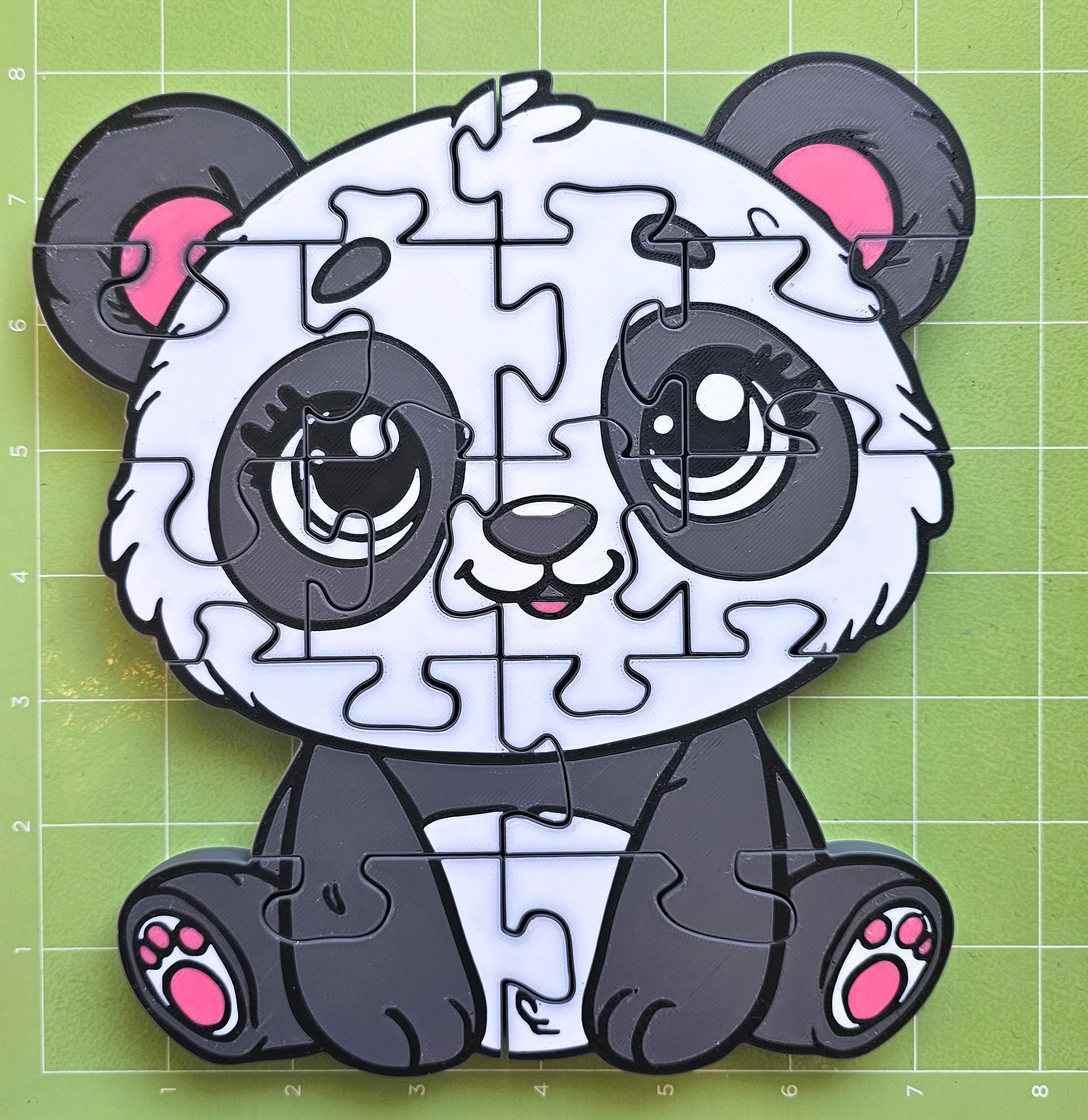 Panda 3D Printed Jigsaw Puzzle – A Bamboo-Loving Adventure in Every Piece! product image (4)