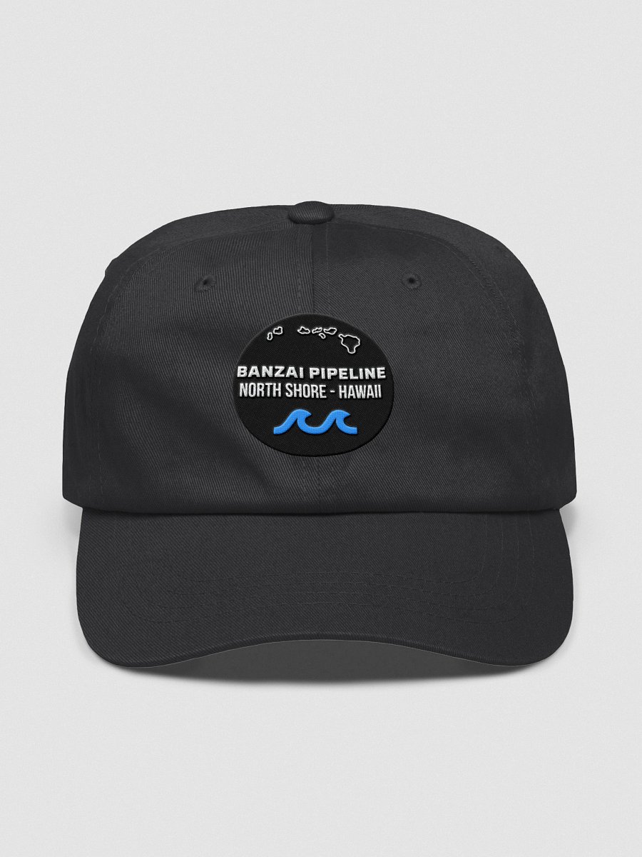 Banzai Pipeline, North Shore Hawaii - White Logo - Classic Dad Hat product image (3)