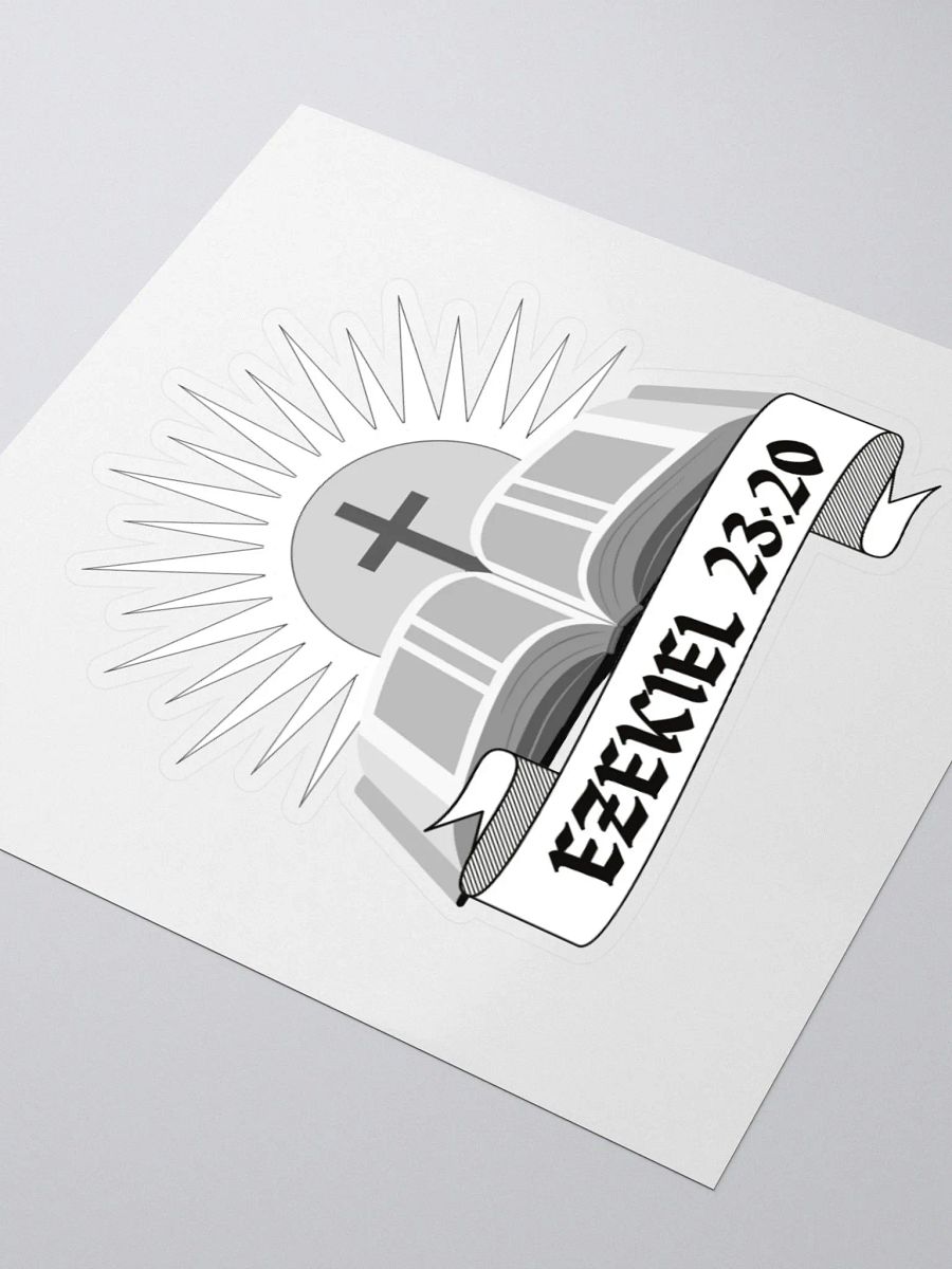 Ezekiel 23:20 - Kiss Cut Sticker product image (8)