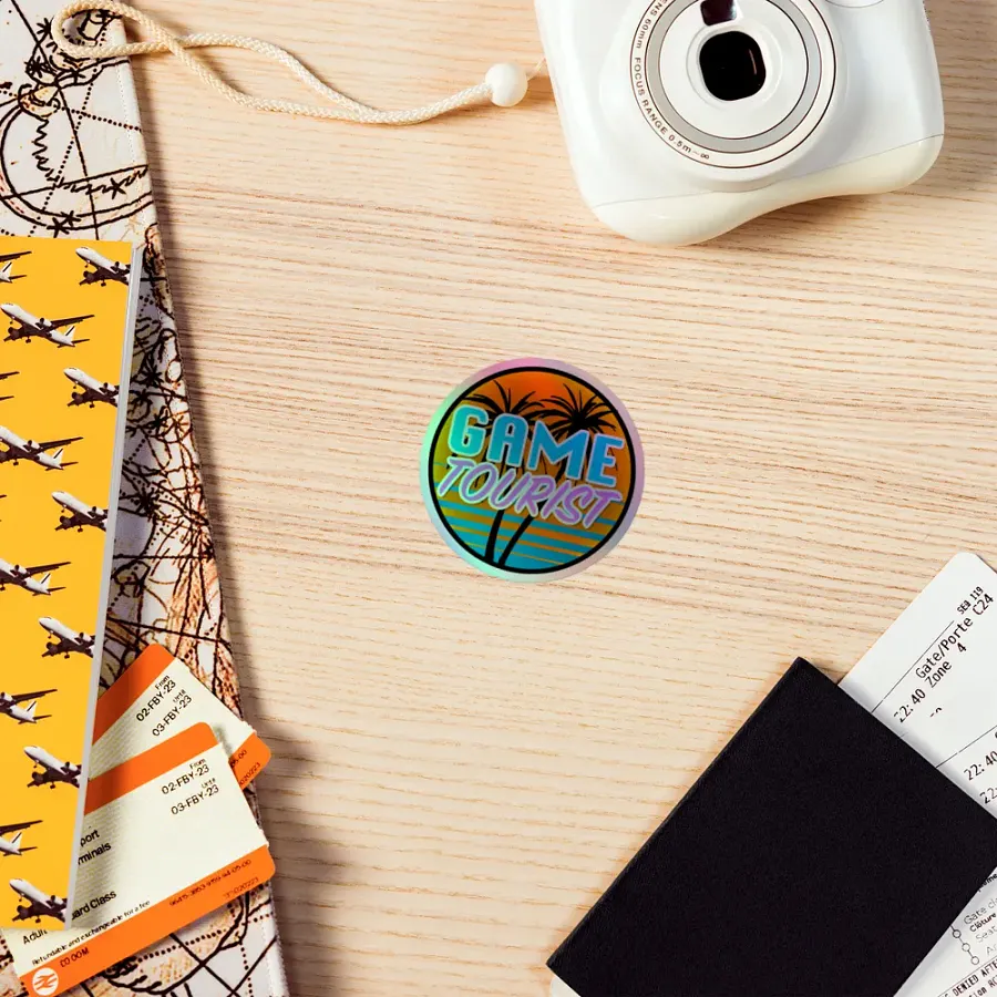 Game Tourist Holographic Sticker product image (5)