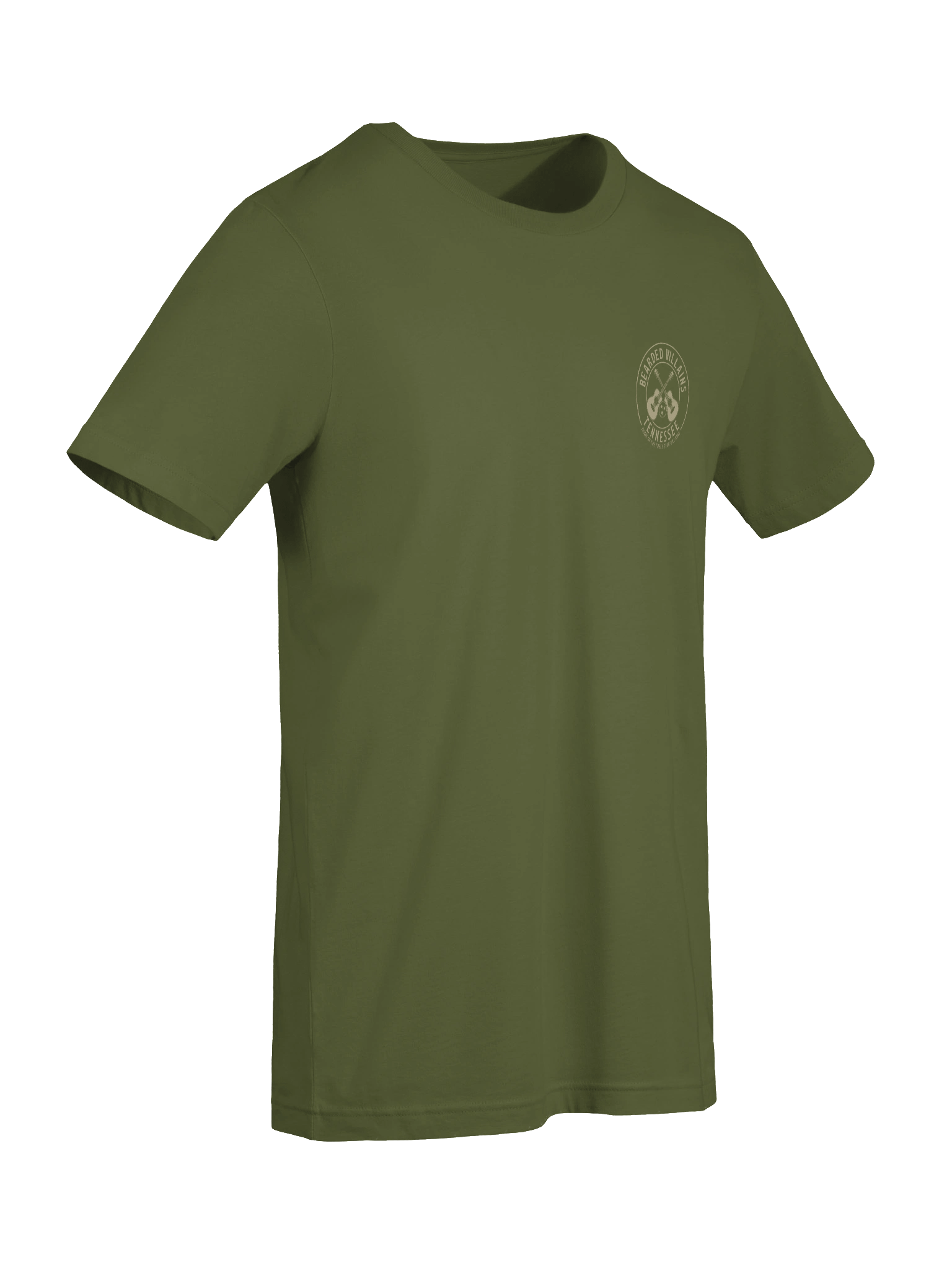 BIG-n-TALL | TSV Bearded Villains Tennessee “Tactical Grit Alternate” T-Shirt | Desert Tan Logo on Olive or Combat Black | Rugged Brotherhood Strength & Everyday Utility product image (49)