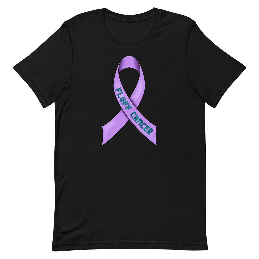 Fluff Cancer Cross Stitch Awareness Ribbon T-Shirt product image (8)