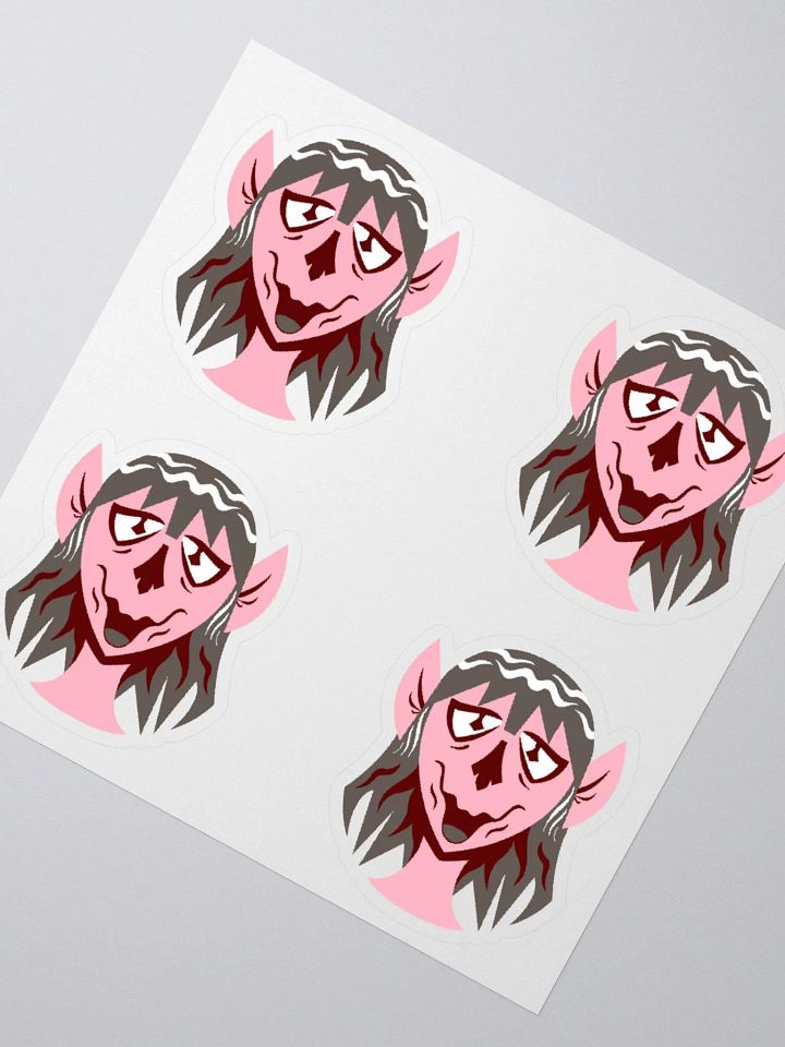 Pink Orc Girl Stickers product image (2)