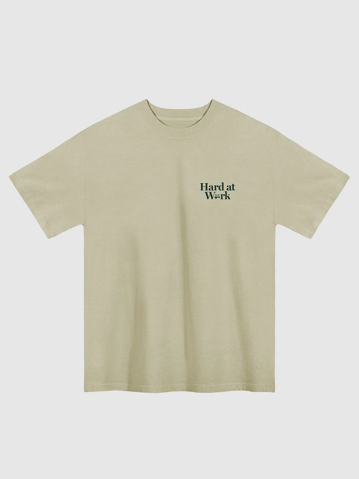 Hard at Work Oversized T-Shirt (Green) product image (1)