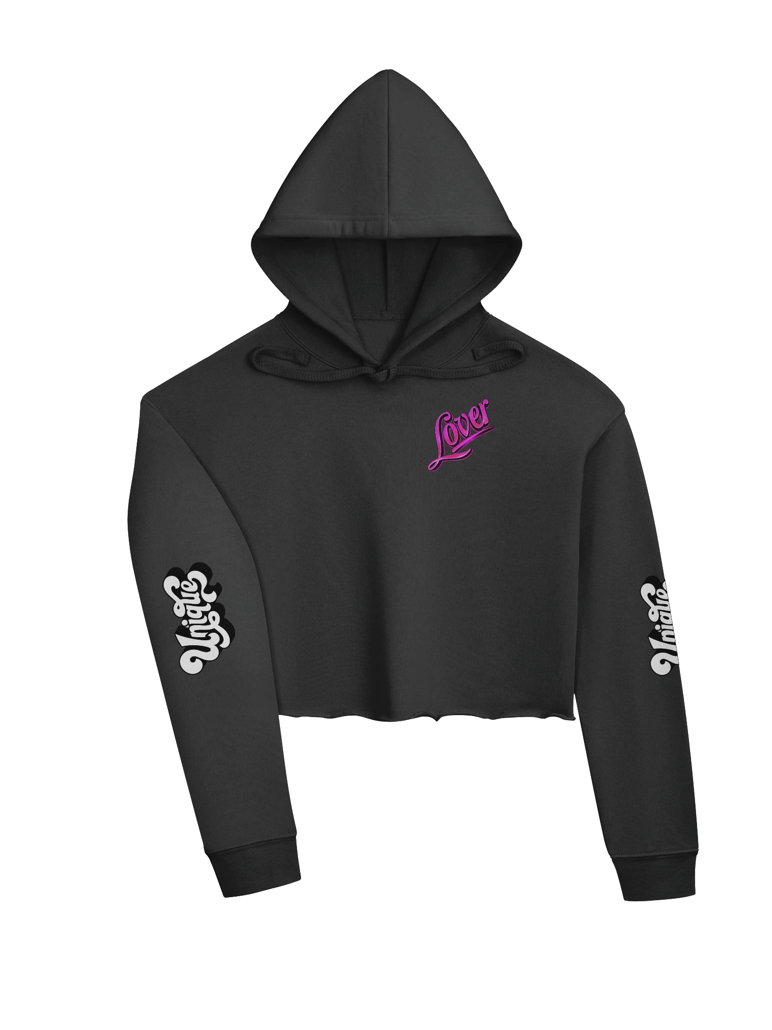 Unique Lover's Paradise Crop Hoodie product image (3)