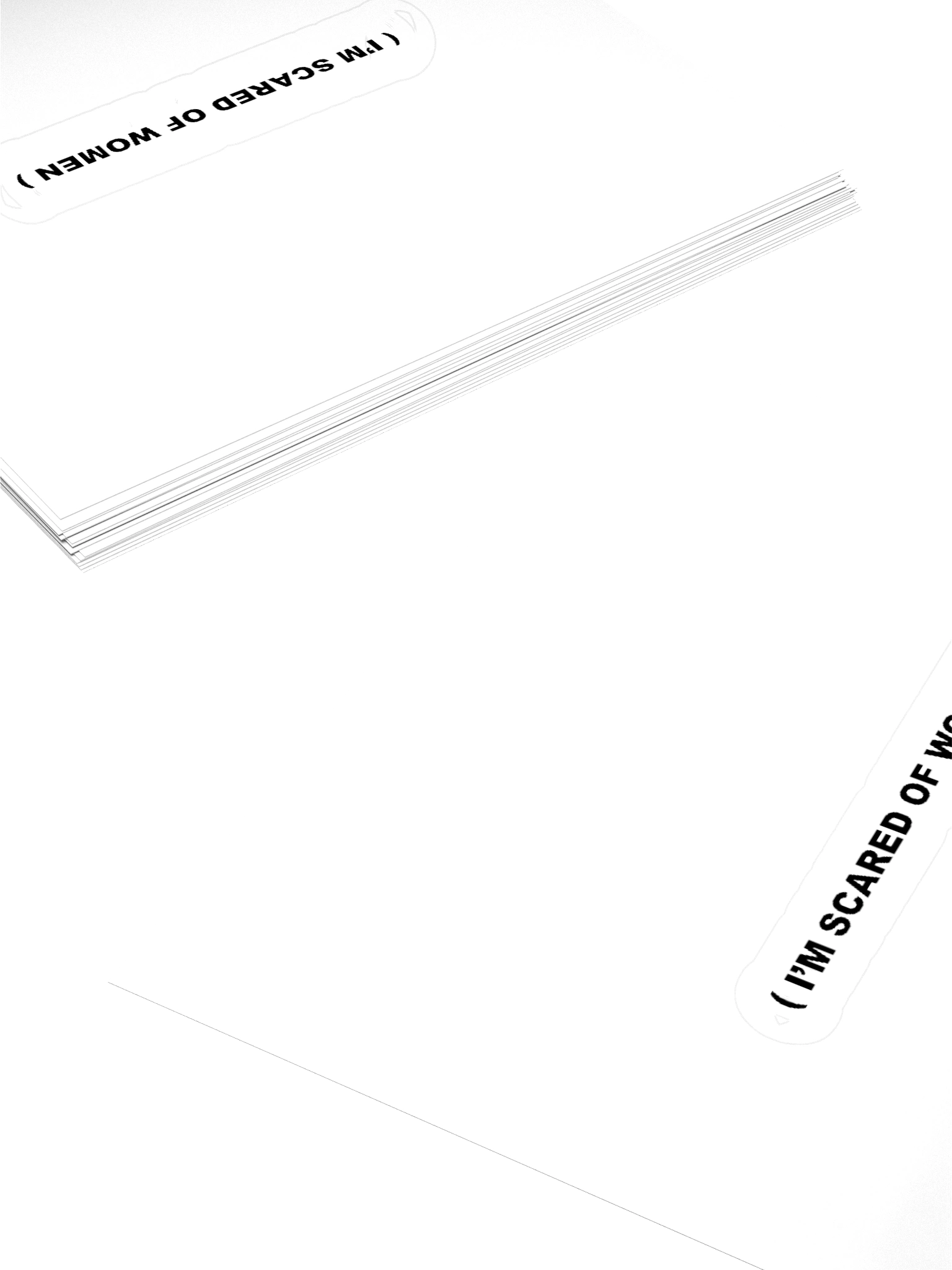 I'm Scared of Women Sticker product image (4)