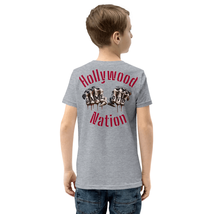 Gothic Skeleton Game Over Youth T-Shirt product image (23)