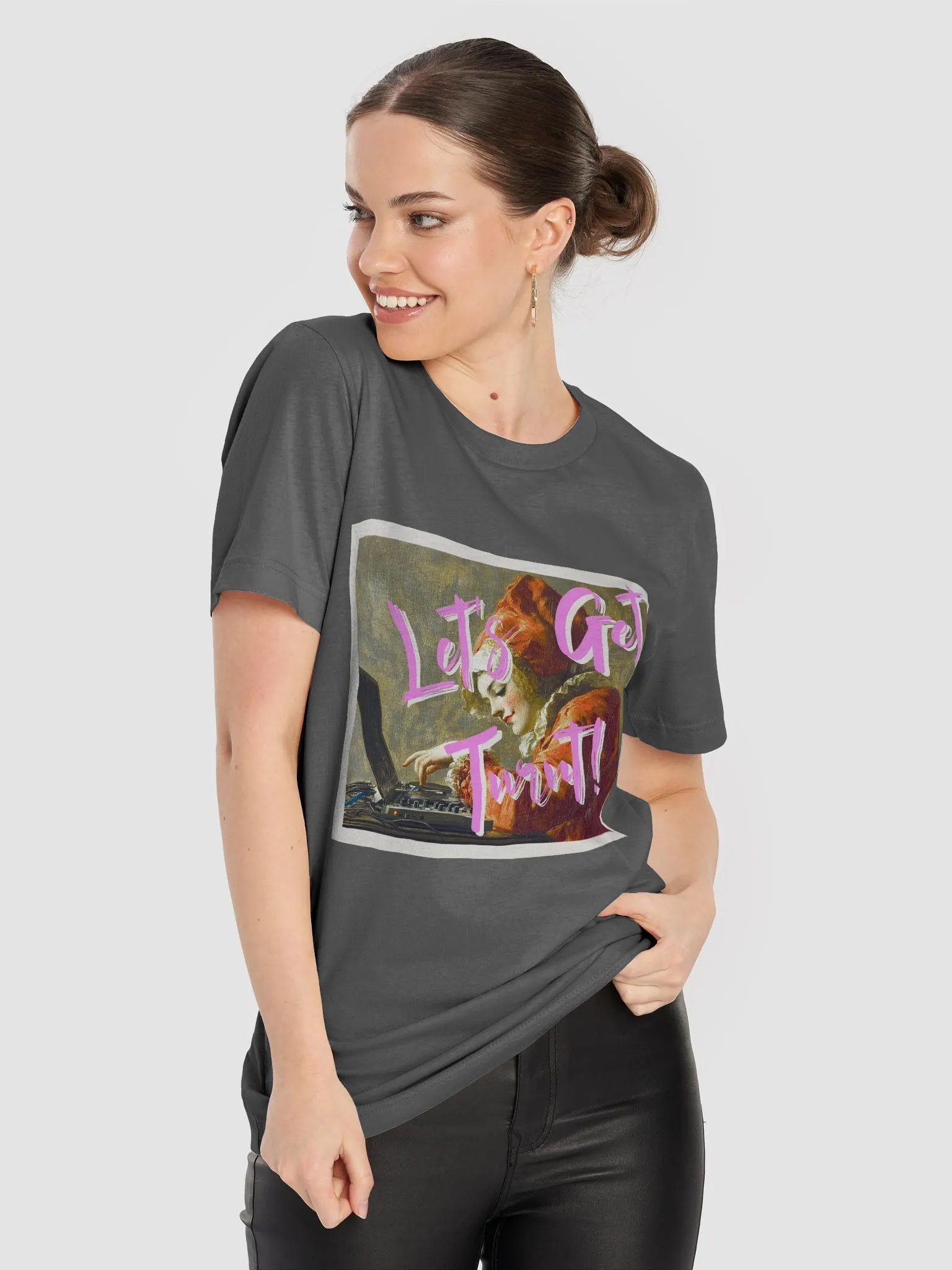 Medieval Jester DJ "Let's Get Turnt!" T-shirt product image (81)