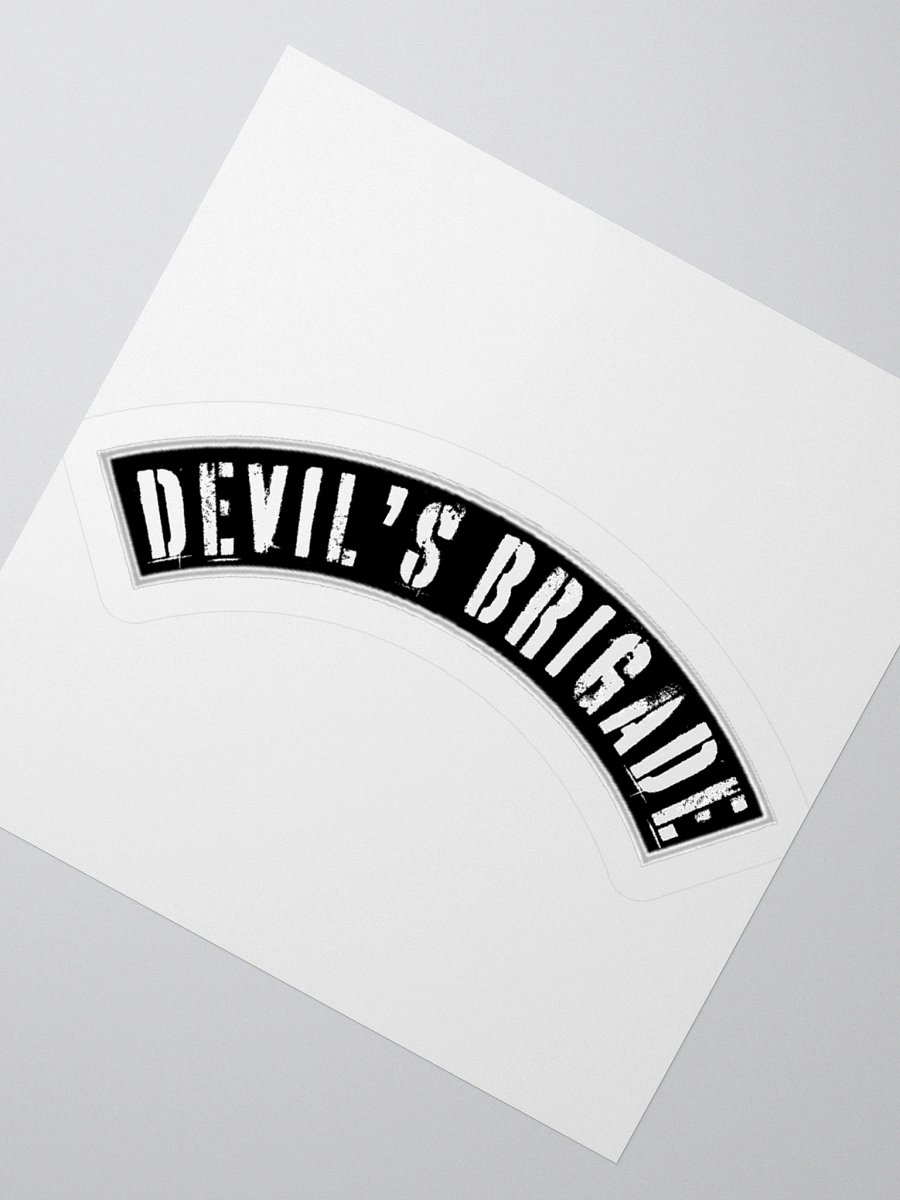 Devil's Brigade Rocker Sticker product image (5)