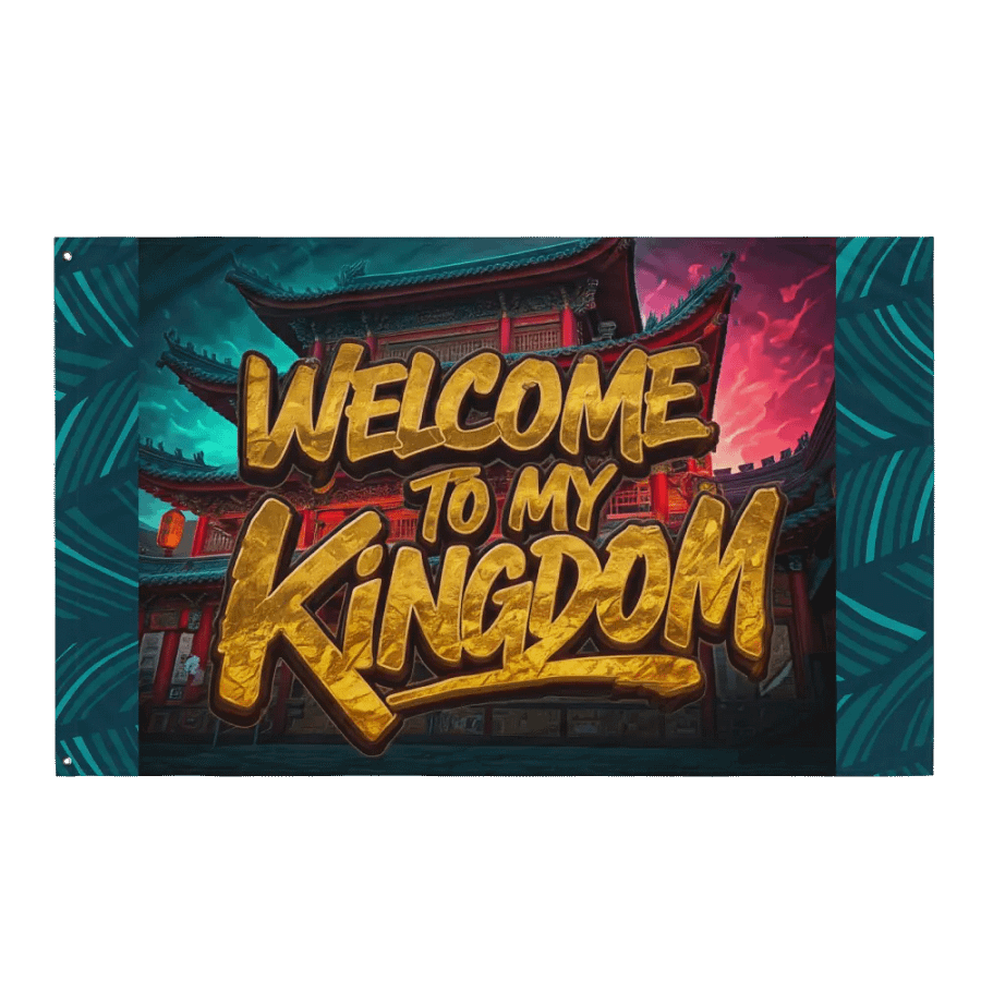 Kingdom Welcome All-Over Flag product image (3)