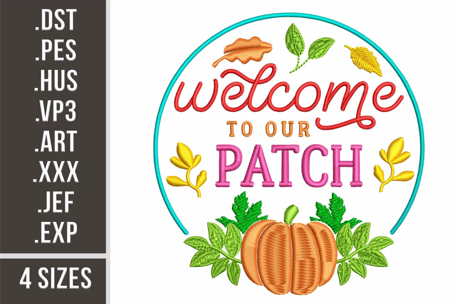 Welcome To Our Patch | Embroidery Design | Embroidery Files product image (1)