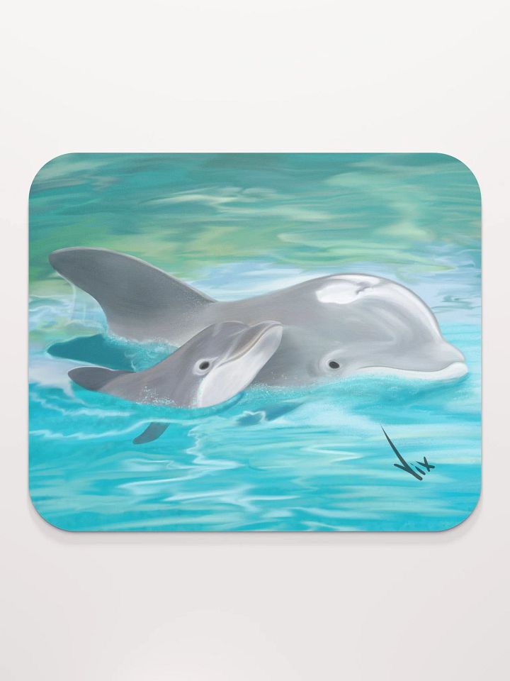 Foxin' Dolphin MousePad product image (1)