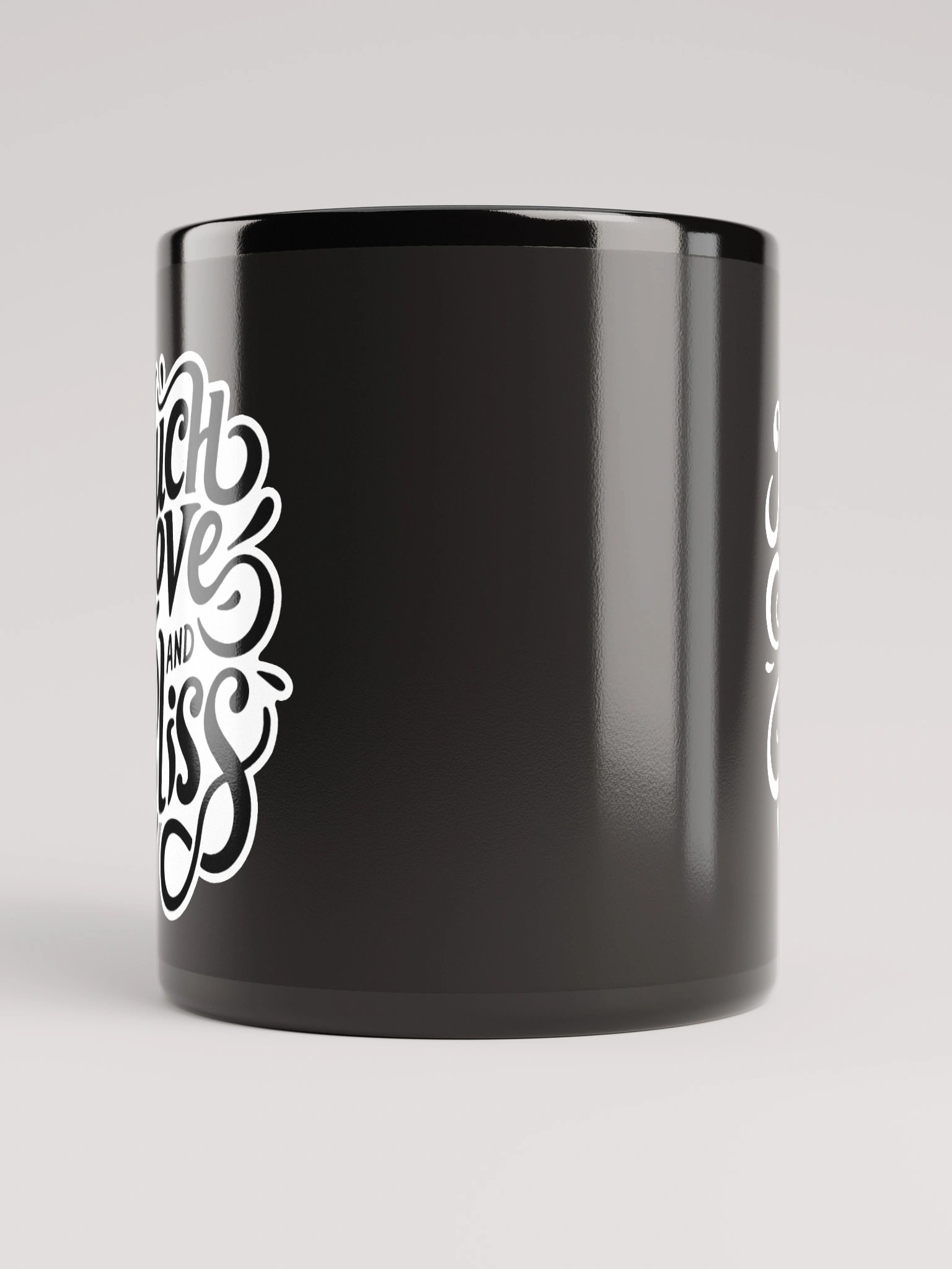 Mug (Black) - Much Love and Bliss product image (10)