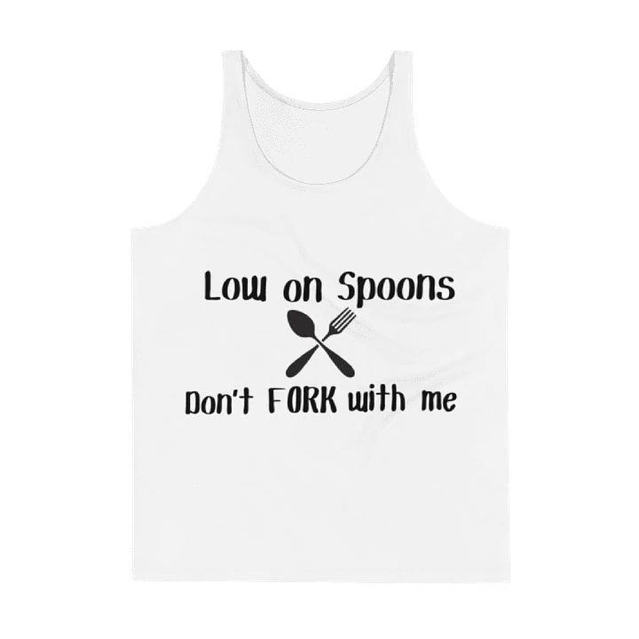 Low on Spoons, Don't Fork With Me Tank Top (Men's) product image (1)