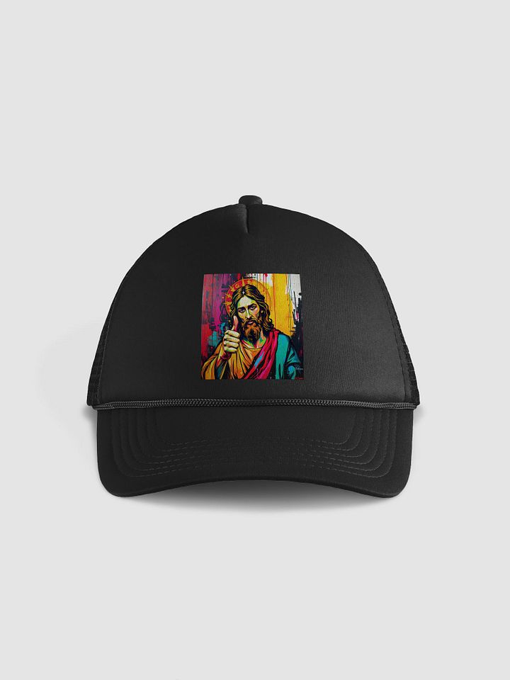 Jesus says it's ok to smoke grass but crack is whack! Hat product image (1)