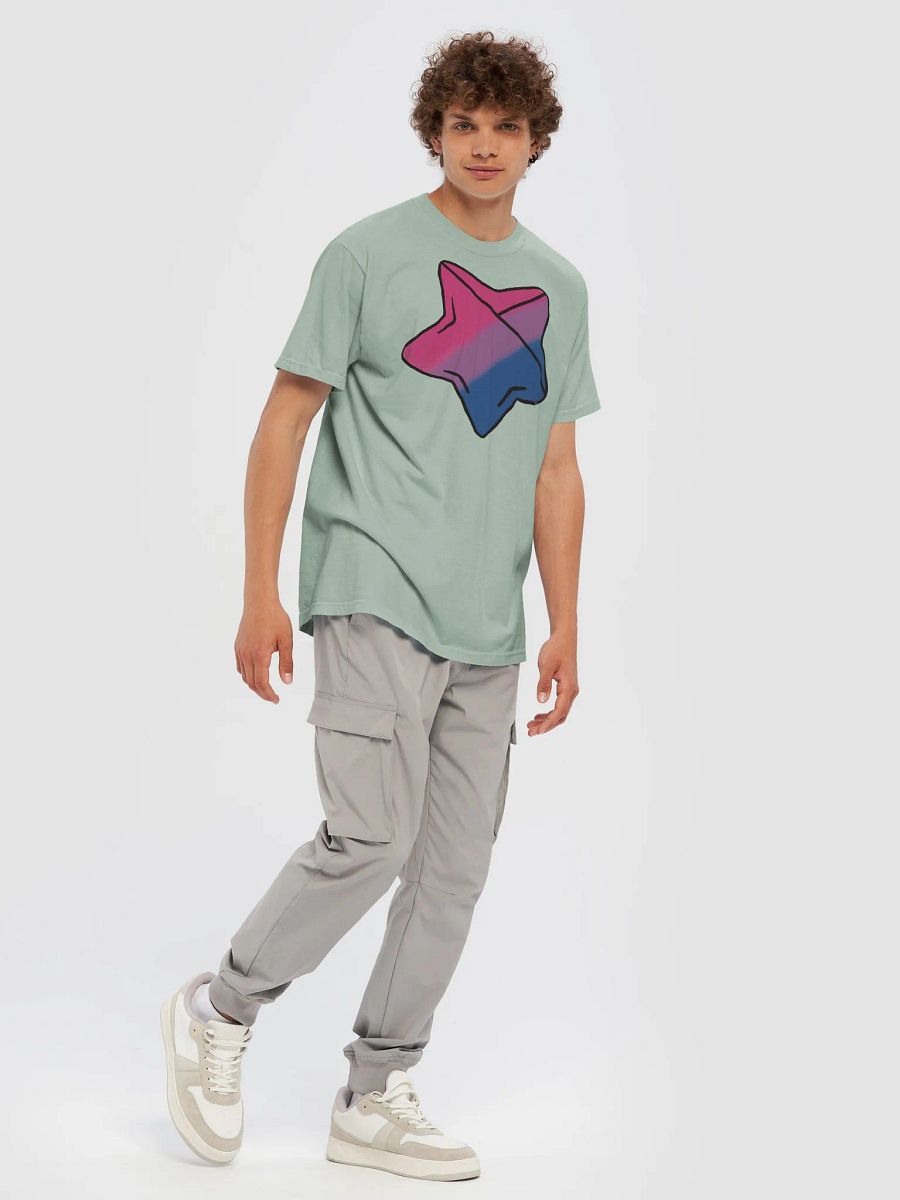Bi Pride Folding Star T Shirt product image (57)