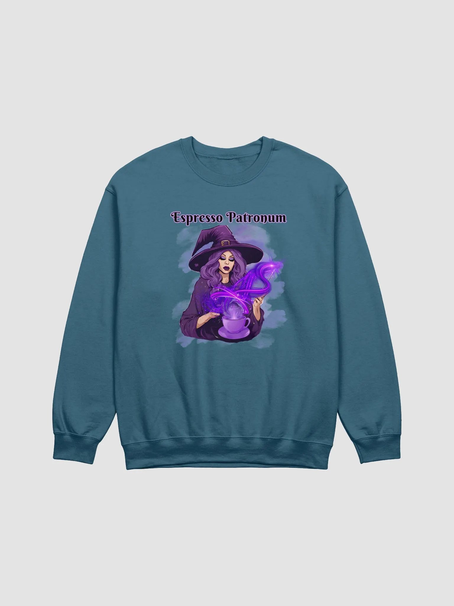 Espresso Patronum Witch classic crewneck sweatshirt product image (1)