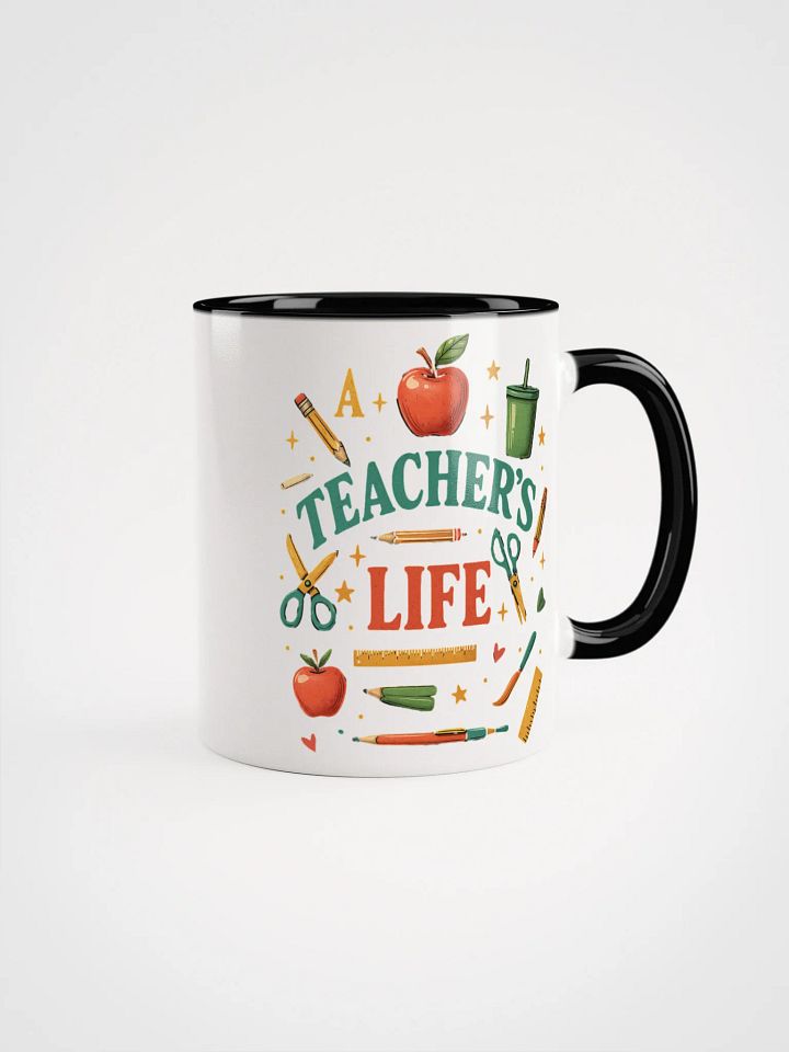 A Teacher’s Life Mug – Funny Vintage Mug for Educators product image (8)