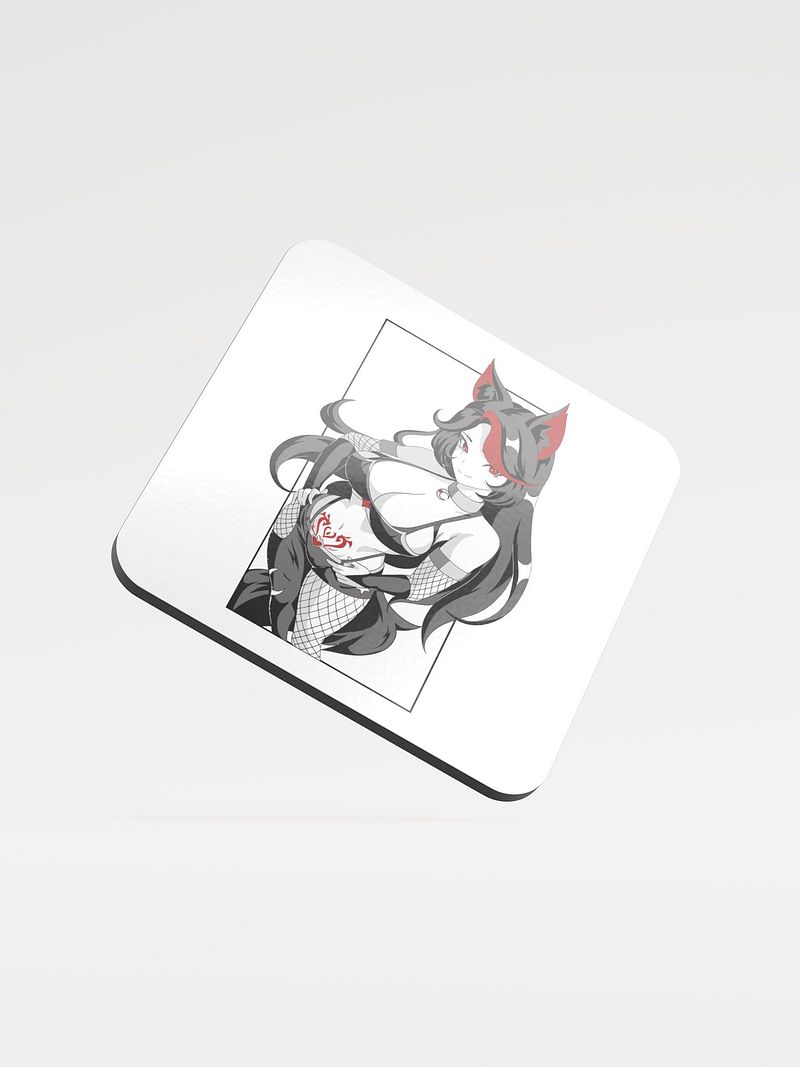 Waifucup style coaster