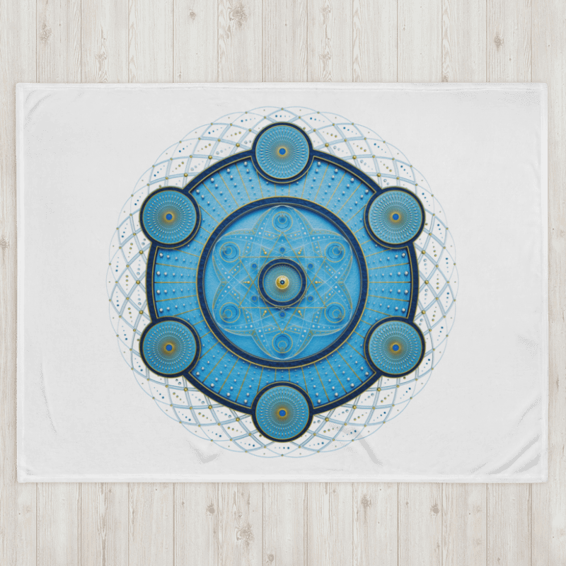 Mandala of Self-Expression Throw Blanket product image (1)