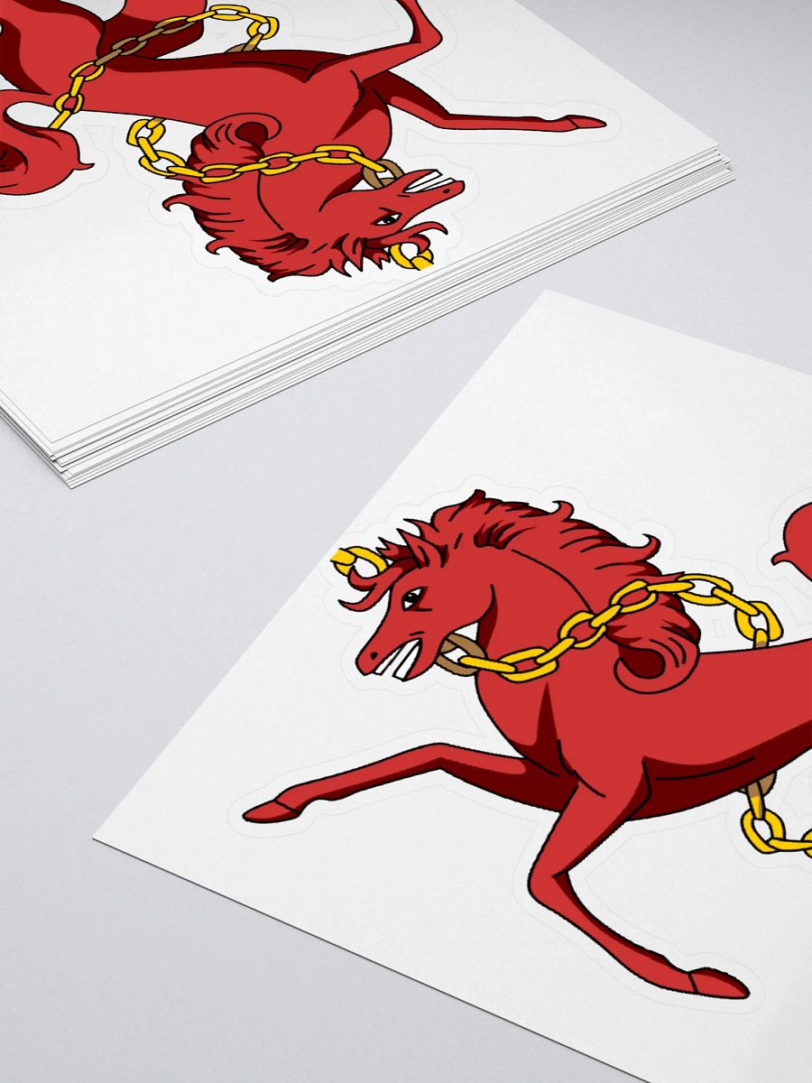 Chained Horse Sticker - Choose Your Size 🇦🇺 🇨🇦 🇪🇺 🇺🇸 product image (4)