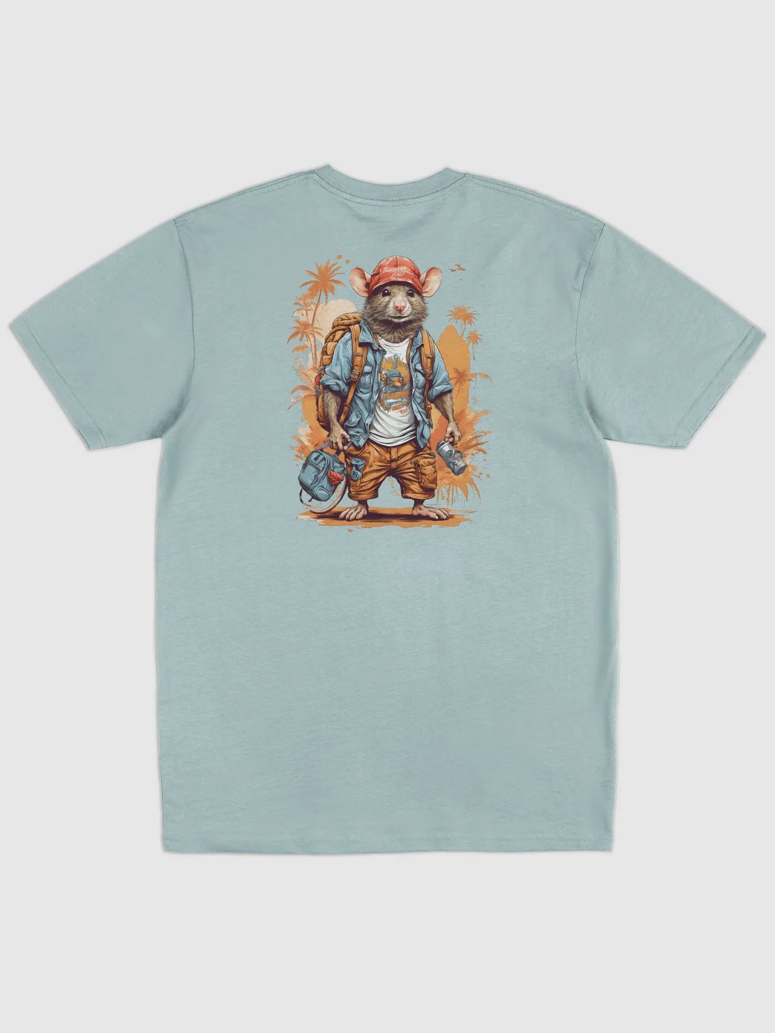 Wanderlust Rat Men's Graphic Tee product image (8)