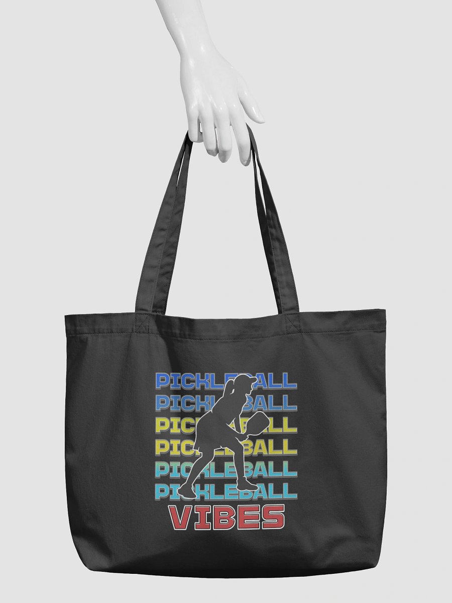 Pickleball Vibes Line Female Vibrant Eco Tote product image (3)