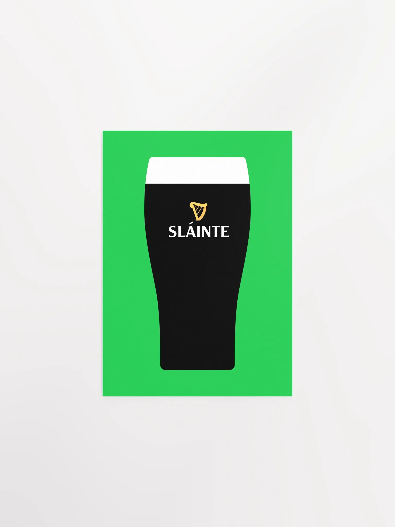 Sláinte - Pint of the Black Stuff Print product image (5)